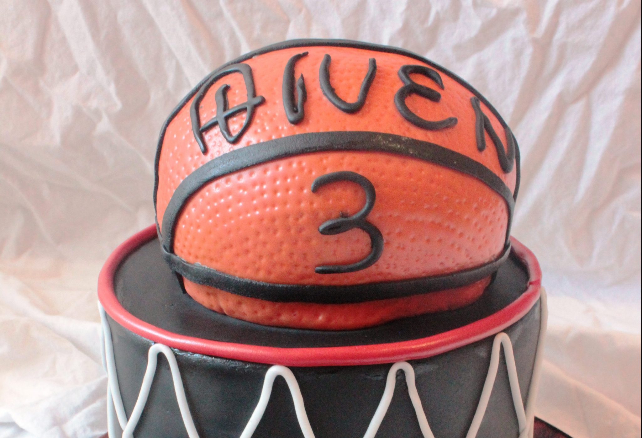 Basketball Torte für einen Basketball Geburtstag (mit Rezept)