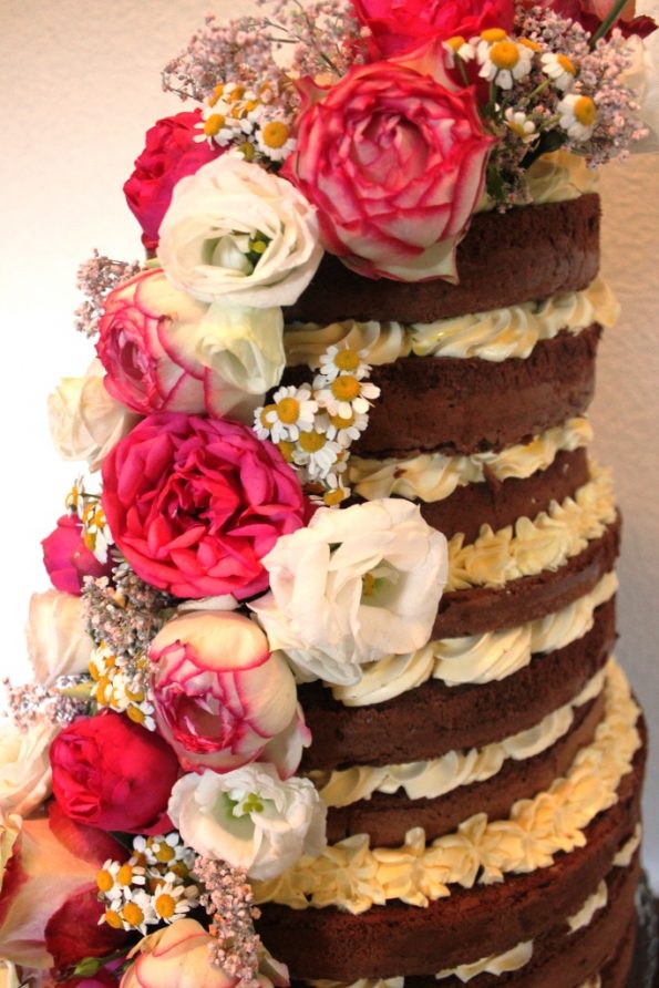 Hochzeitstorte, Torte zur Hochzeit, Naked Cake, Naked Cake Blumen, Cake Topper, Hochzeitstorte naked Cake, Hochzeitstorte selber machen, Hochzeitstorte selbst backen