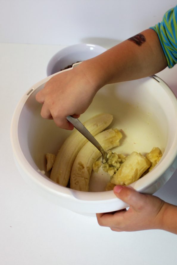 Backen Mit Kindern Saftige Bananenmuffins Mit Schokolade Laktosefrei