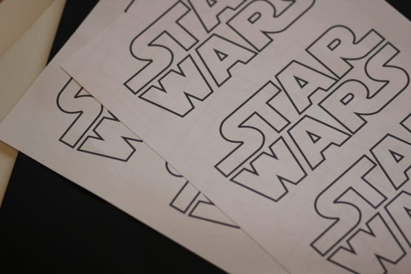 DIY - Star Wars Einladungen basteln für den Star Wars Kindergeburtstag