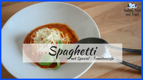 einfaches Rezept, schnelle Rezepte, Spaghetti mit Tomatensoße, Spaghetti mit Gemüsesoße, Spaghetti für Gemüseverweigerer, Kochen für Kinder