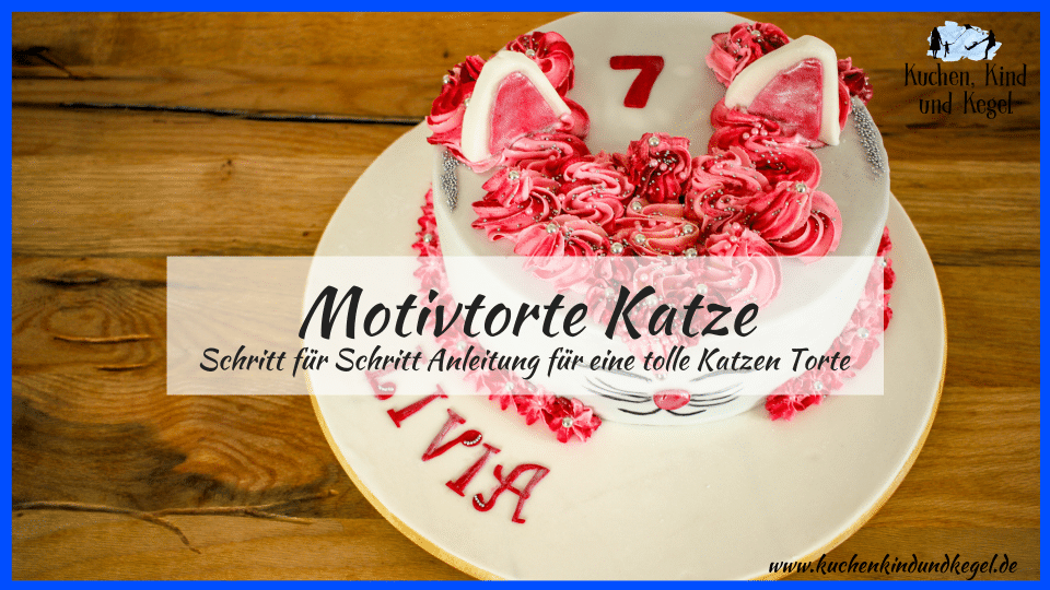 Motivtorte Katze, Torte Pink, Torte Katze, Katzenkuchen, Kindergeburtstag, Katzenfan, Kuchen für Katzenfan, Kuchen der wie eine Katze aussieht, Schokoladenkuchen mit Vanillecreme