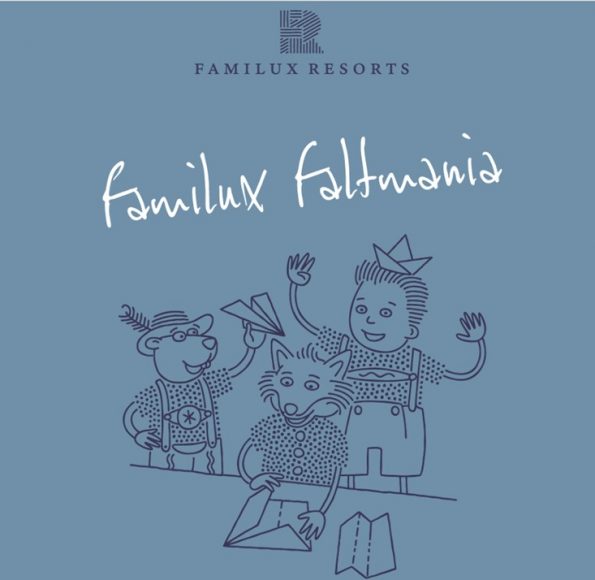 DIY - Basteln mit Kindern Familux Faltmania, Familux Resorts Basteln