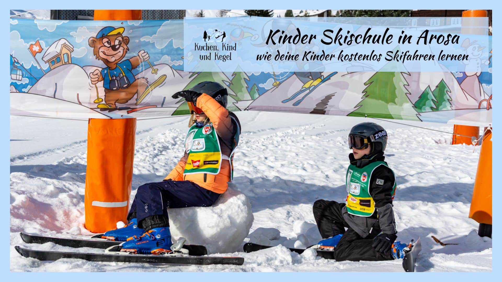 Arosa Kinder Skischule – wie deine Kinder kostenlos Skifahren lernen