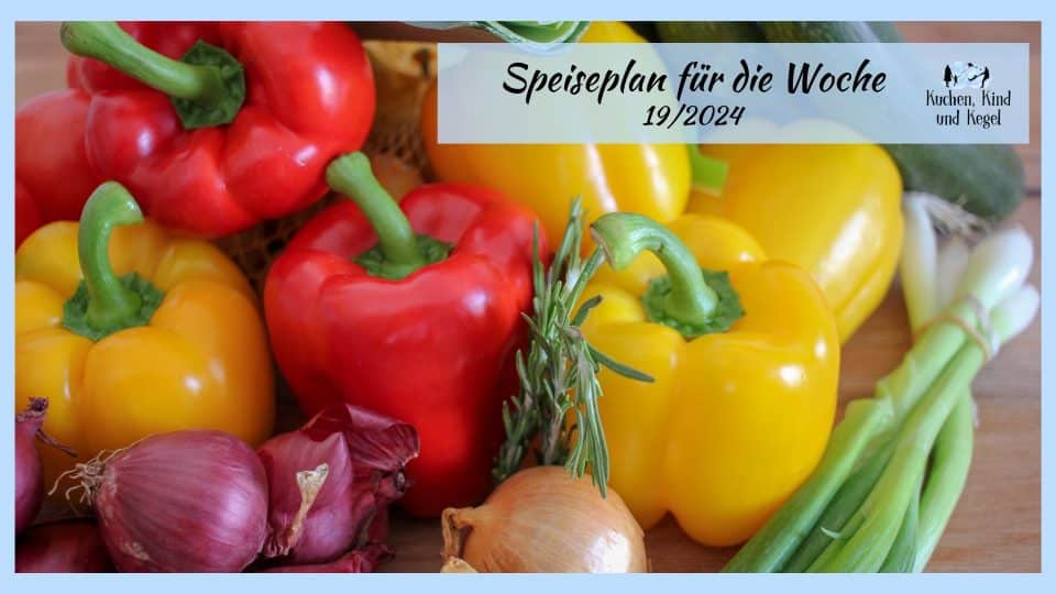 Speiseplan 19/2024 - Gesunde und alltagstaugliche Familiengerichte
