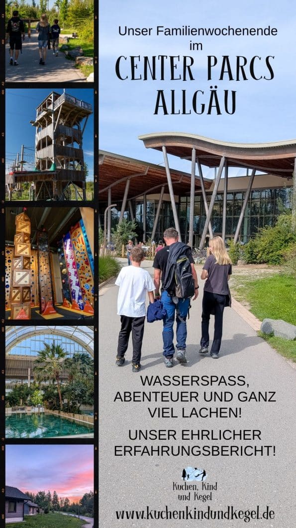 Center Parcs Allgäu mit Kindern, unser Erfahrungsbericht für Familien - PIN
