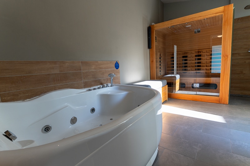 Center Parcs Allgäu mit Kindern, unser Erfahrungsbericht für Familien - VIP Wellness Haus Wellnessbereich