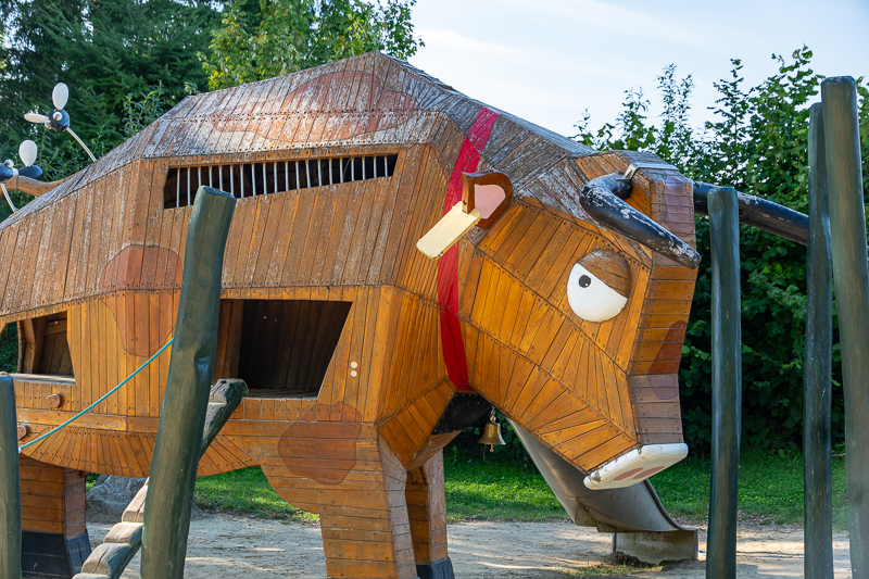 Center Parcs Allgäu mit Kindern, unser Erfahrungsbericht für Familien - Spielplatz