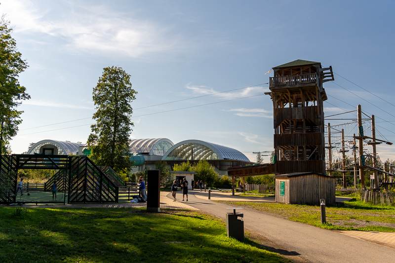 Center Parcs Allgäu mit Kindern, unser Erfahrungsbericht für Familien - Klettergarten und Aqua Mundo
