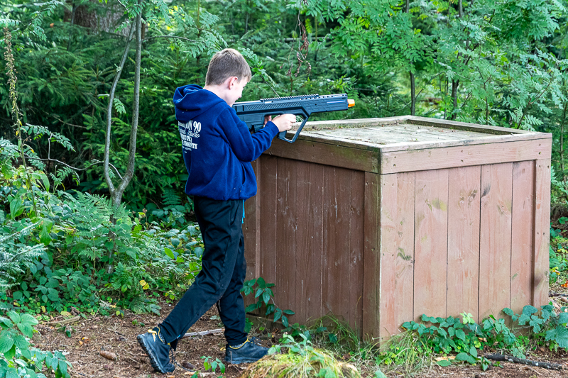 Center Parcs Allgäu mit Kindern, unser Erfahrungsbericht für Familien - Laser Battle