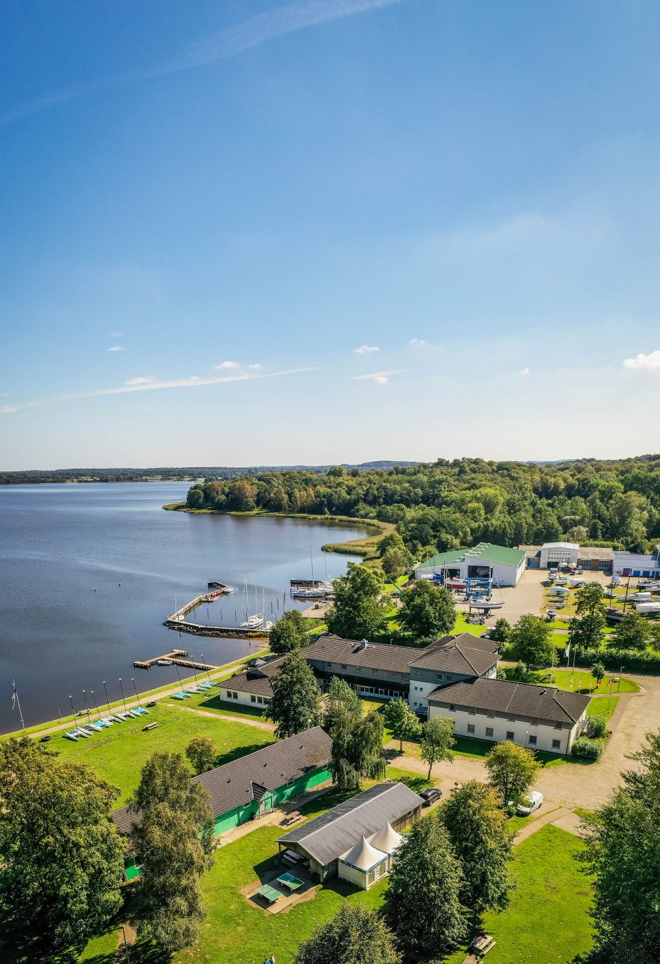 Silvester mit der Familie in den Jugendherbergen Nordmark, Luftbild