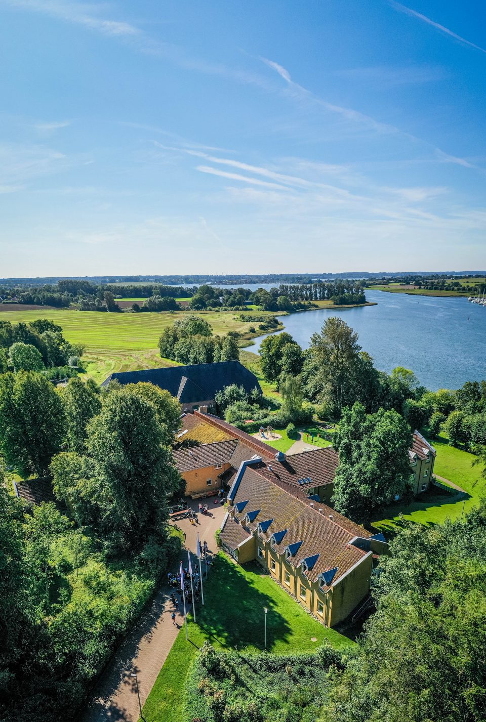 Silvester mit der Familie in den Jugendherbergen Nordmark, Luftbild