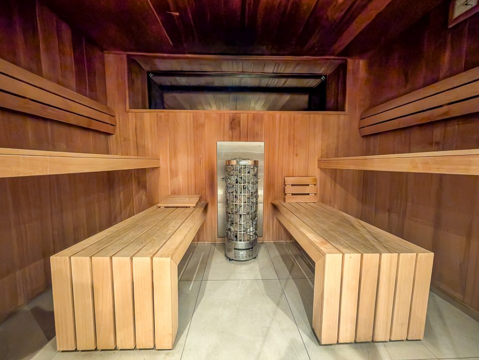 Entspannen in der Sauna an Bord der Nicko VISION während der Flusskreuzfahrt