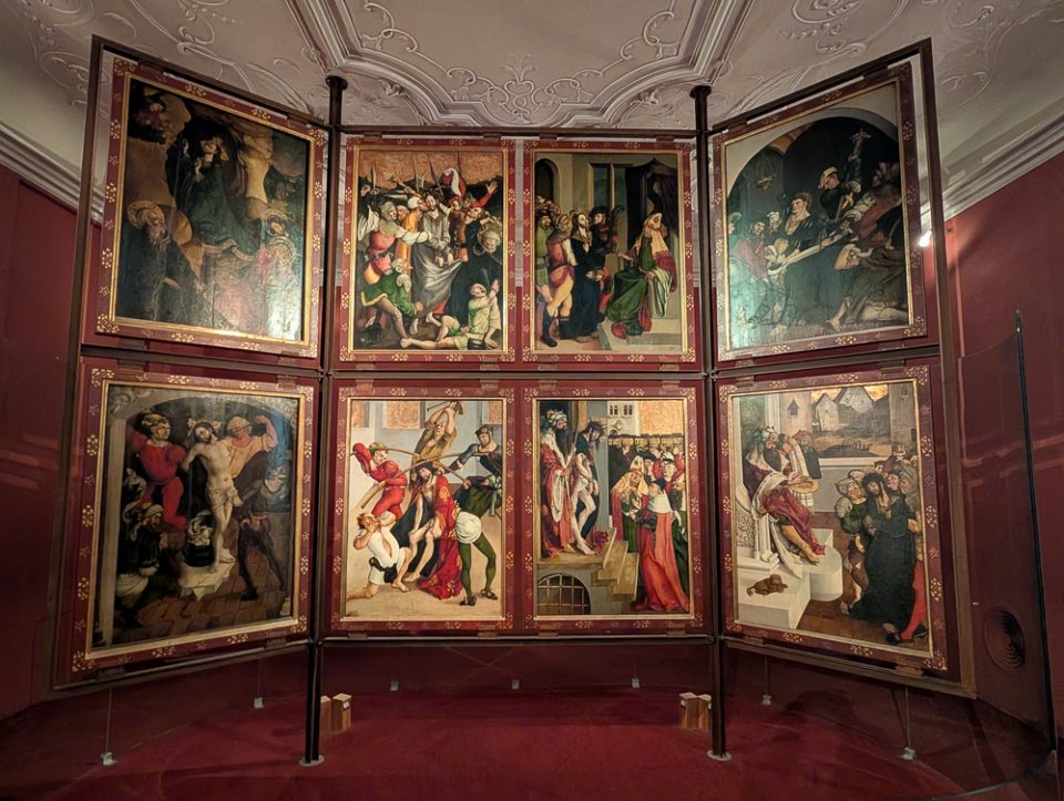 Innenräume des Stifts Melk mit barocker Architektur