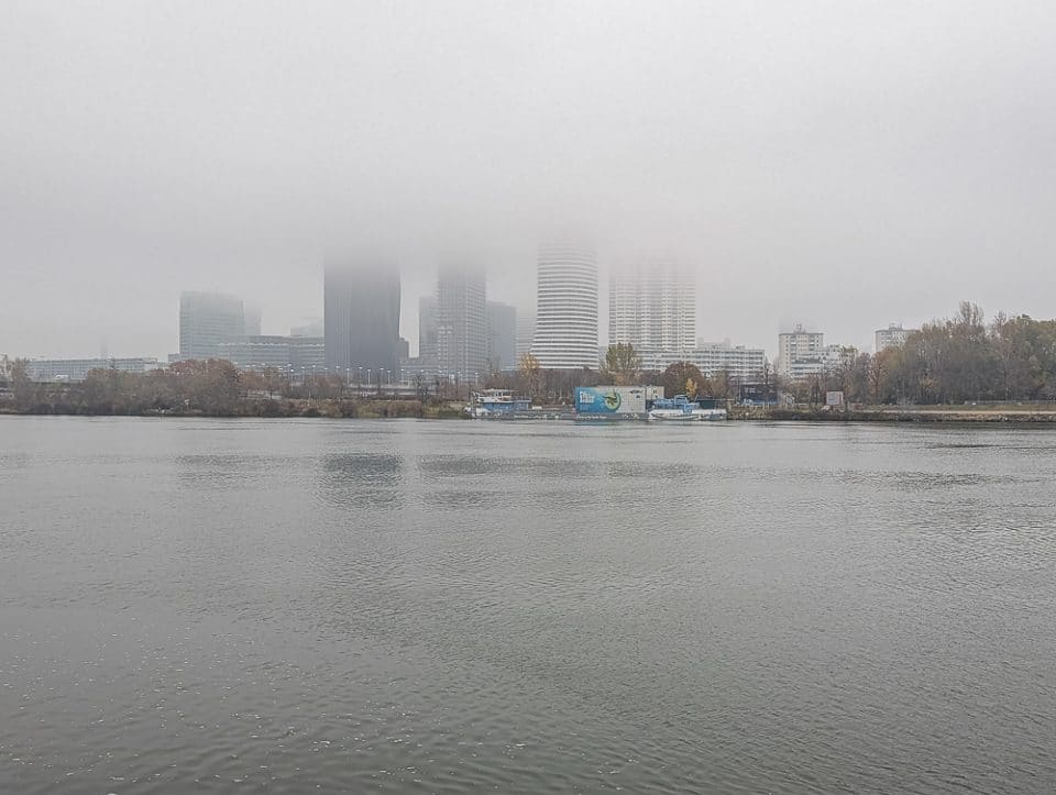 Blick auf Wien während der Donaukreuzfahrt mit Nicko Cruises