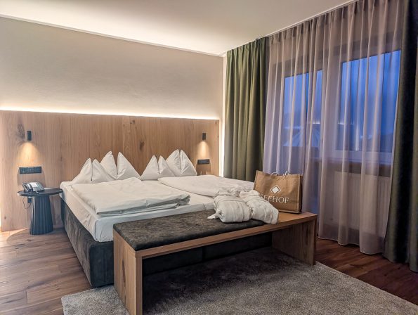 Unser Zimmer im Hotel Seehof in Walchsee, Kaiserwinkl Winterurlaub