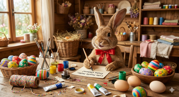 brief-vom-osterhasen-kinder-vorlage-ausdrucken Osterhase schreibt Brief an Kinder