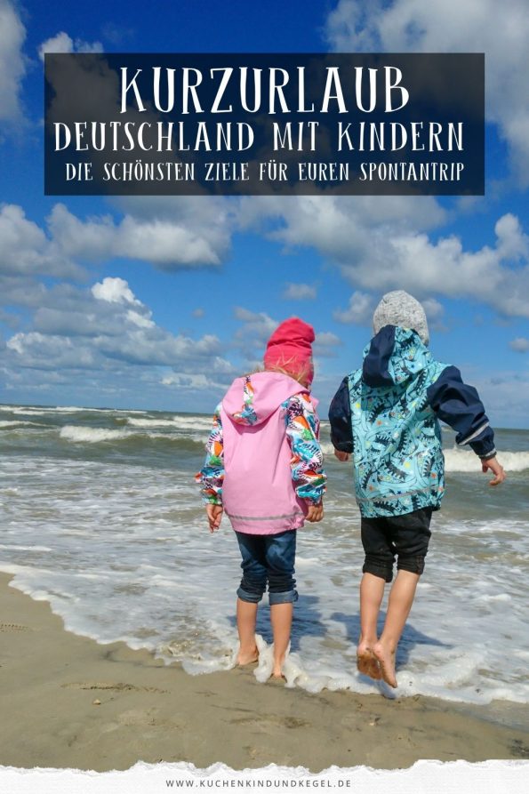 Kurzurlaub in Deutschland mit Kindern, Kinder spielen an der Nordsee