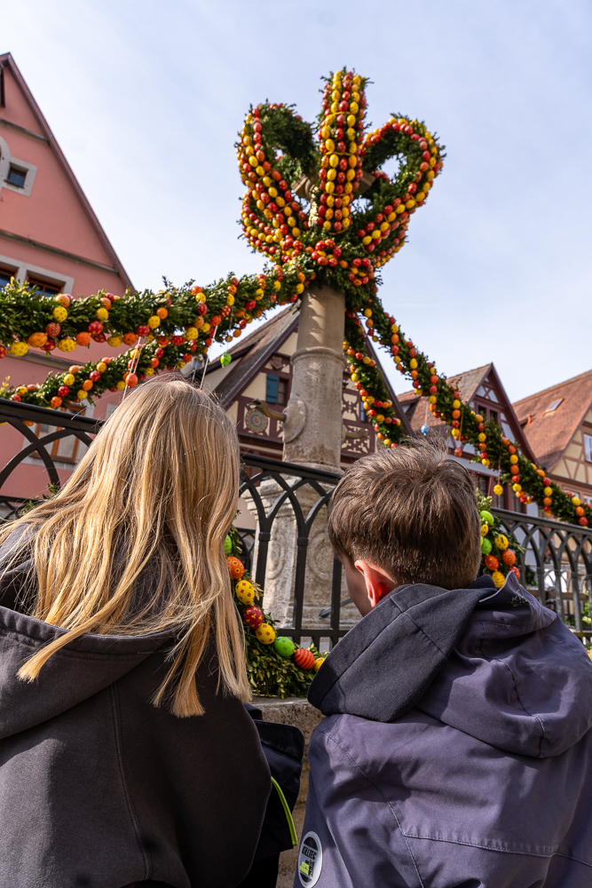Osterbrunnen in Rothenburg ob der Tauber