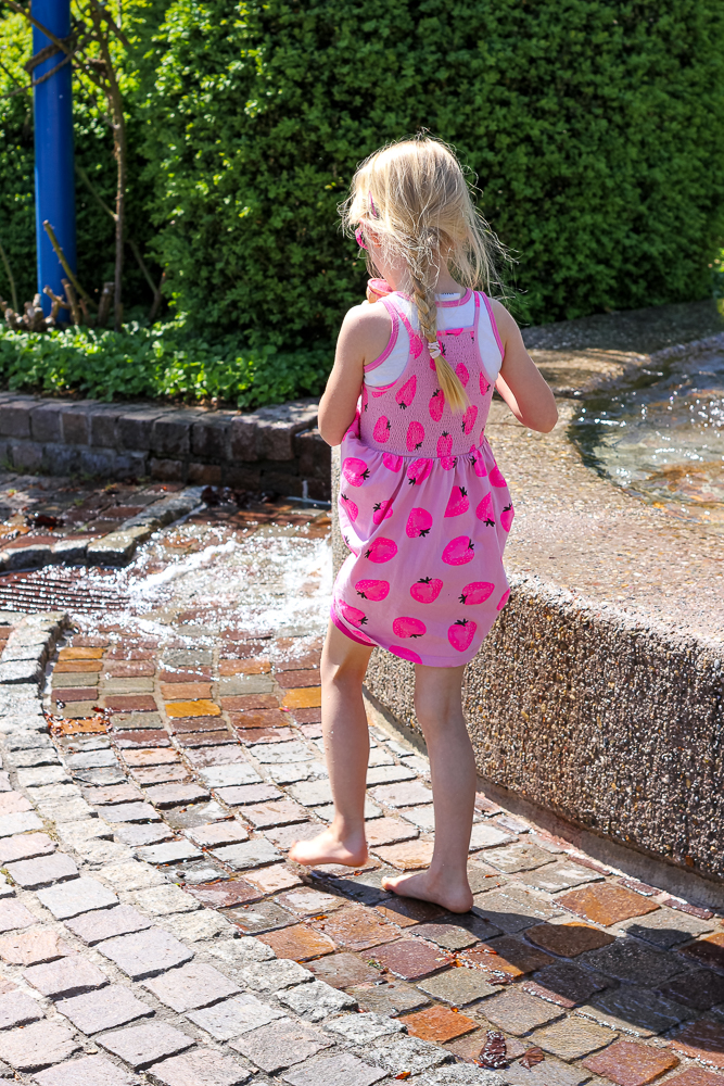 Eis und Wasser im Kurpark Bad Liebenzell
