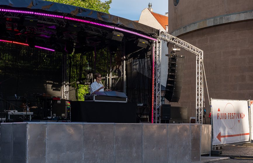 Bühne des Fluid Festivals in Kopenhagen