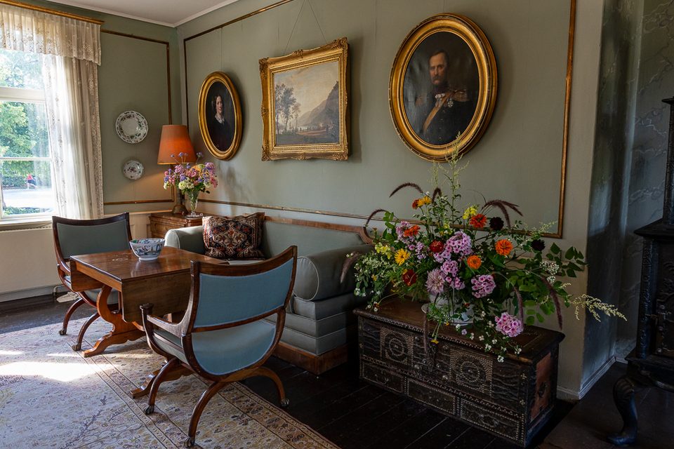 Wohnzimmer im Haus von Karen Blixen