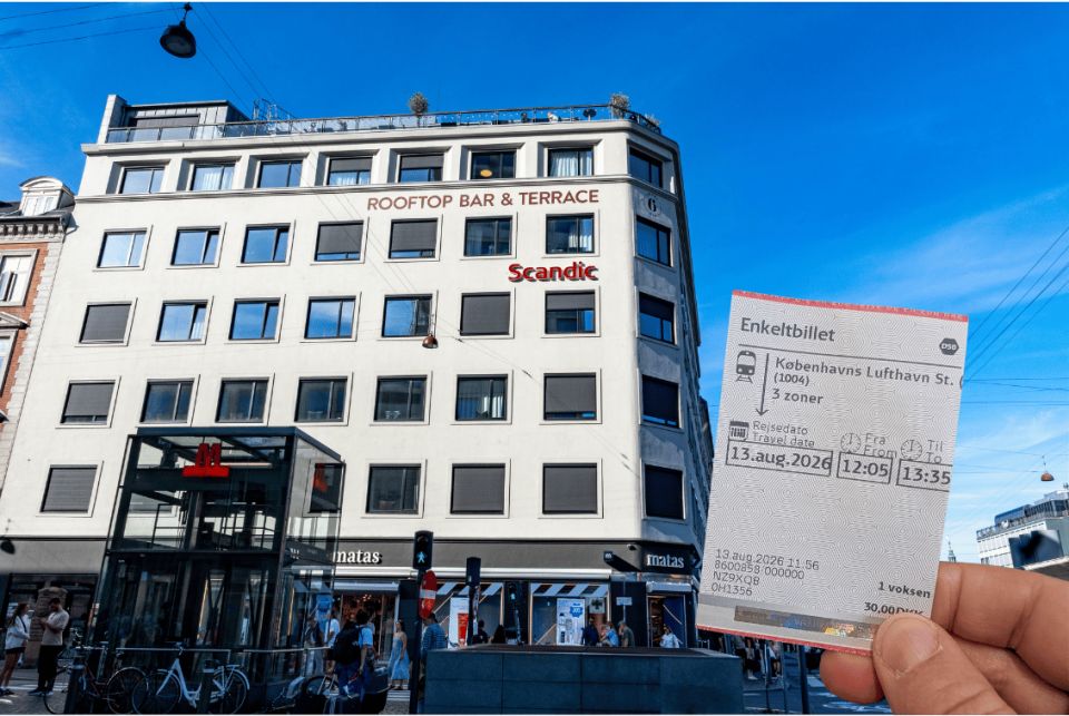Scandic Hotel Norreport mit Metro Ausgang