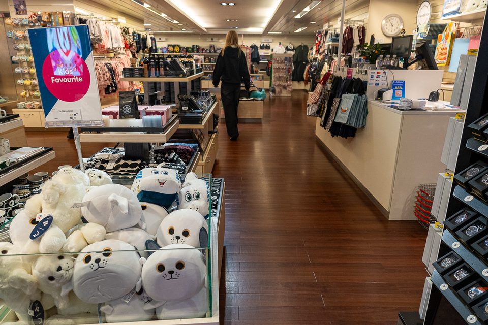Shopping an Bord der Baltic Queen von Tallink Silja