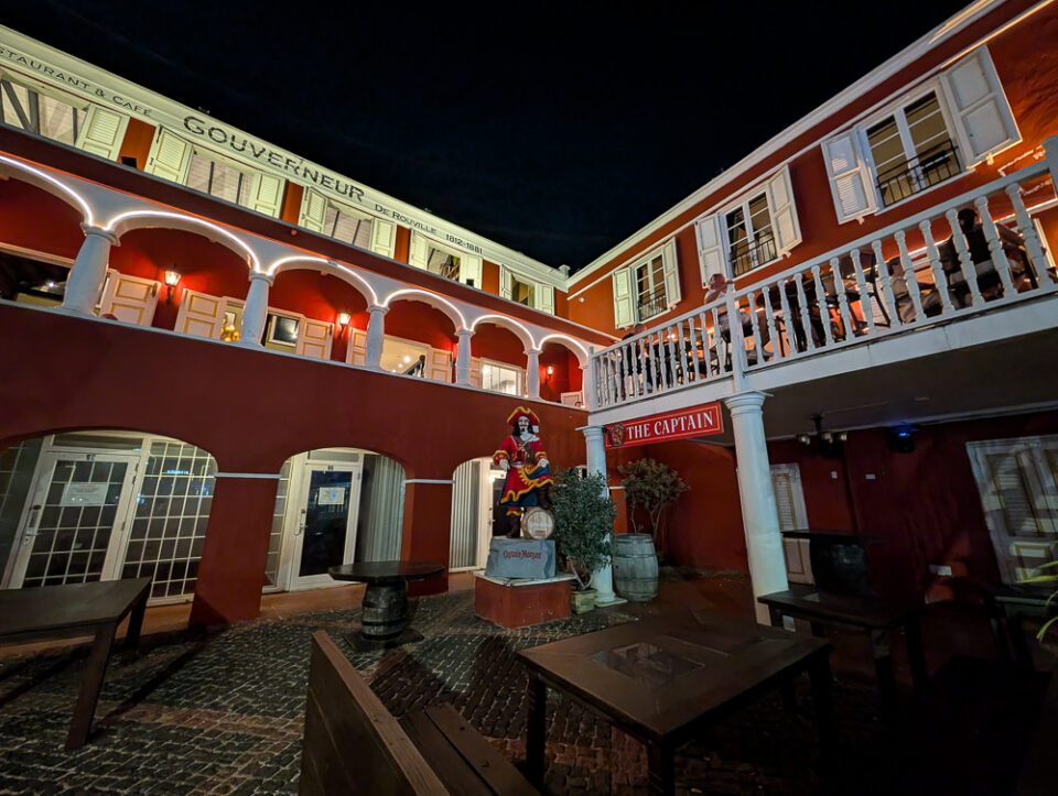 Restaurant Gouverneur De Rouville auf Curacao.
