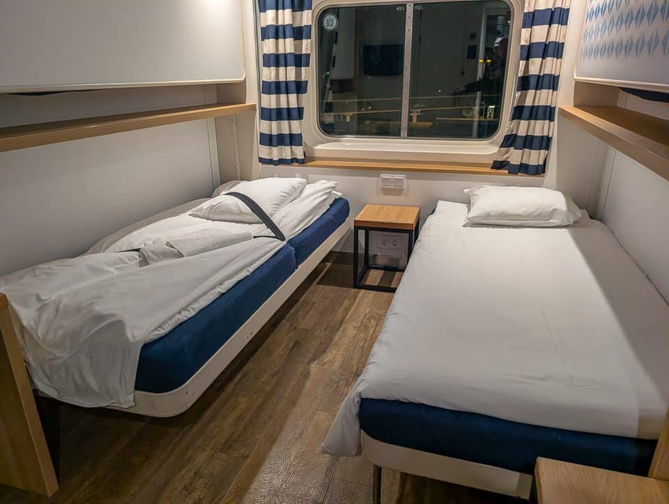 Standard Sea View Kabine Silja Serenade mit 4 Betten