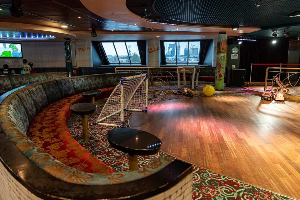 Teens Bereich auf der Baltic Queen von Tallink Silja - Fussball