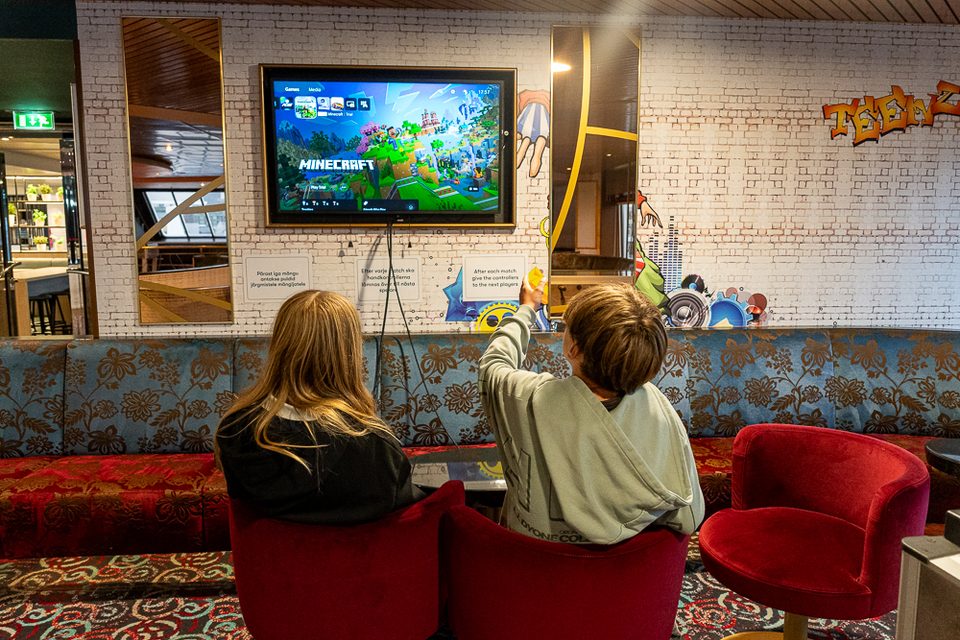 Teens Bereich auf der Baltic Queen von Tallink Silja - Playstation